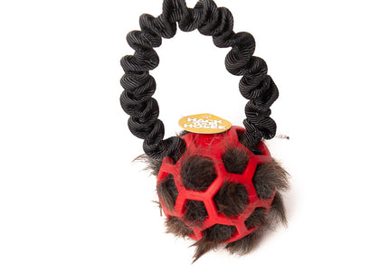 Bungee-Ring Noir - Hol-EE Roller Rouge S - Fourrure Naturelle
