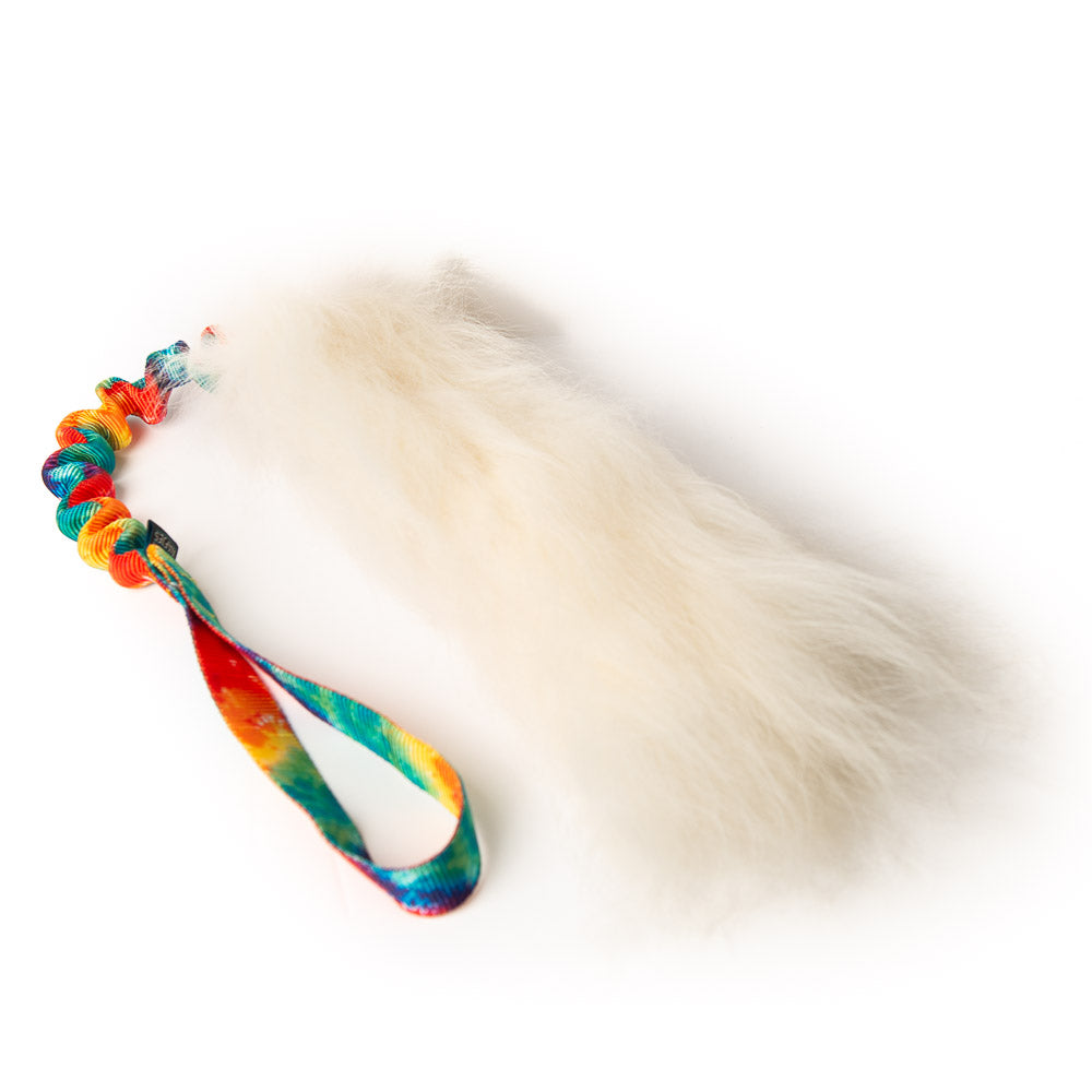 Bungee Rainbow - Peau de Mouton Blanc