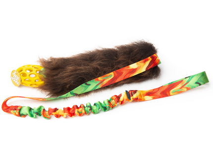 Bungee Chaser Rastah - Brown Sheepskin - Yellow Football xs