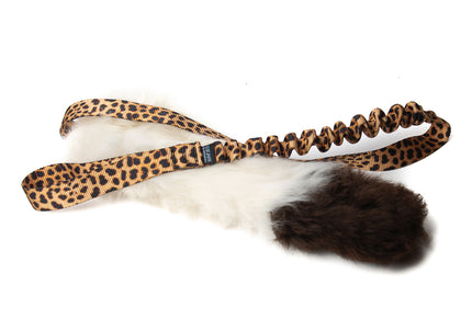 Bungee-Chaser Leopard - White-Brown Sheepskin