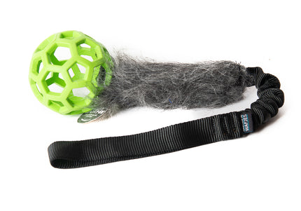 Bungee Black - Hol-EE Roller Green S - Grey-FUR