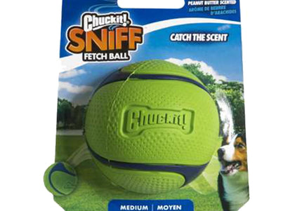 Chuckit! Sniff Fetch Ball Peanut Butter M