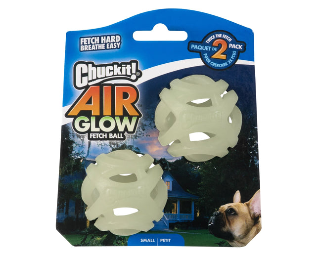 Chuckit! Max Glow air fetch Ball -S (2pc)