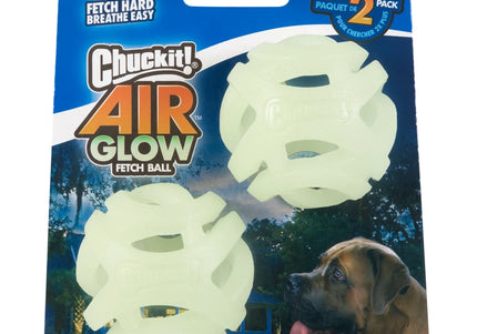 Chuckit! Max Glow air fetch Ball -M (2pc)