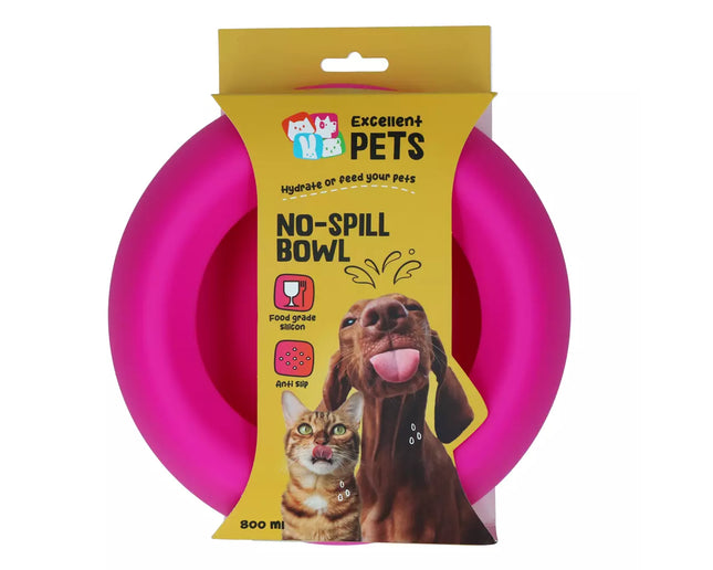 No Spill Bowl Pink