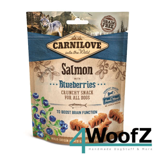 CARNILOVE - Crunchy Snack Salmon with Blueberries