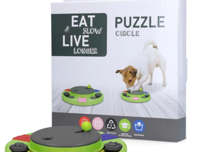 Eat Slow Live Longer Puzzle Circle