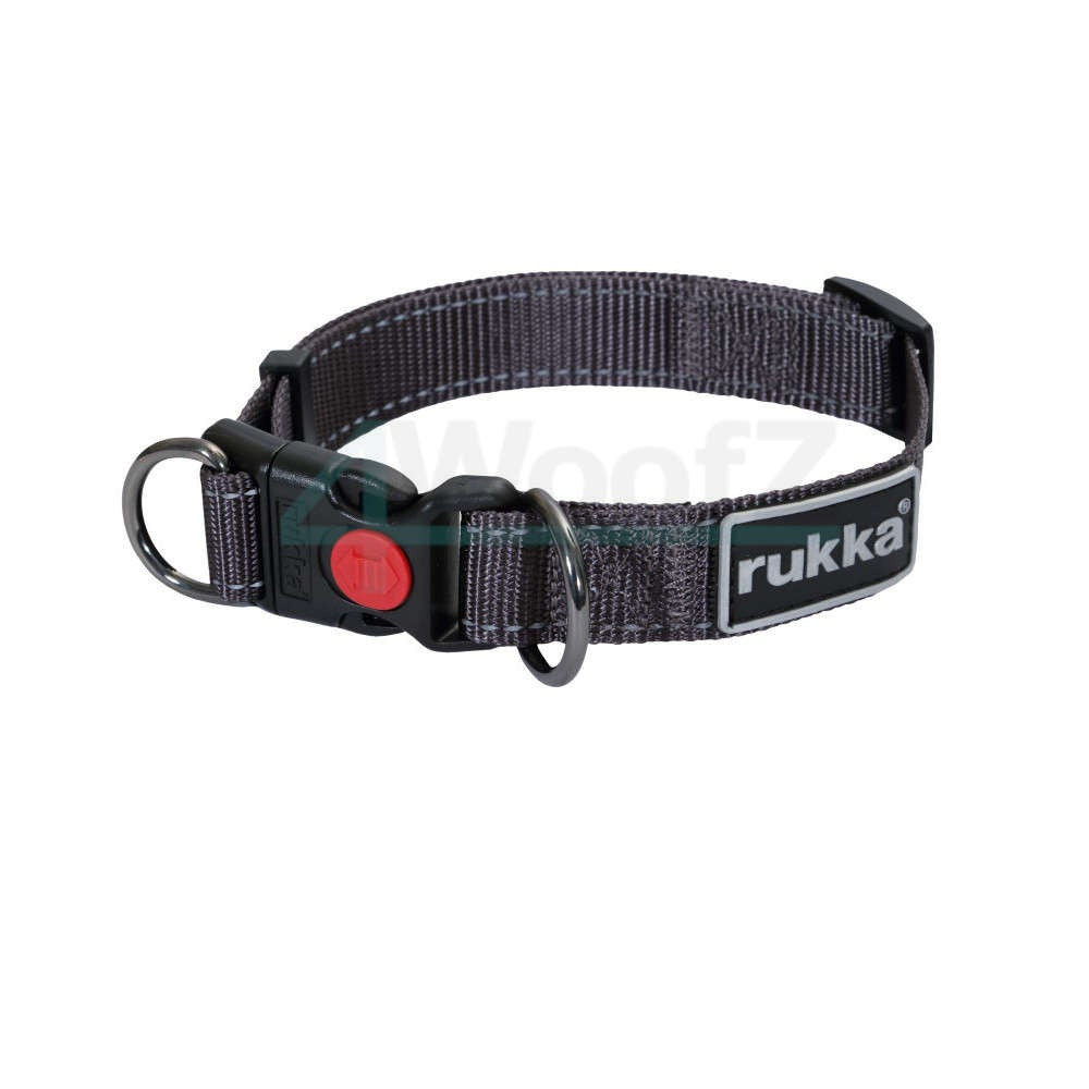 Rukka Pets BLISS DOG COLLAR | Smoke
