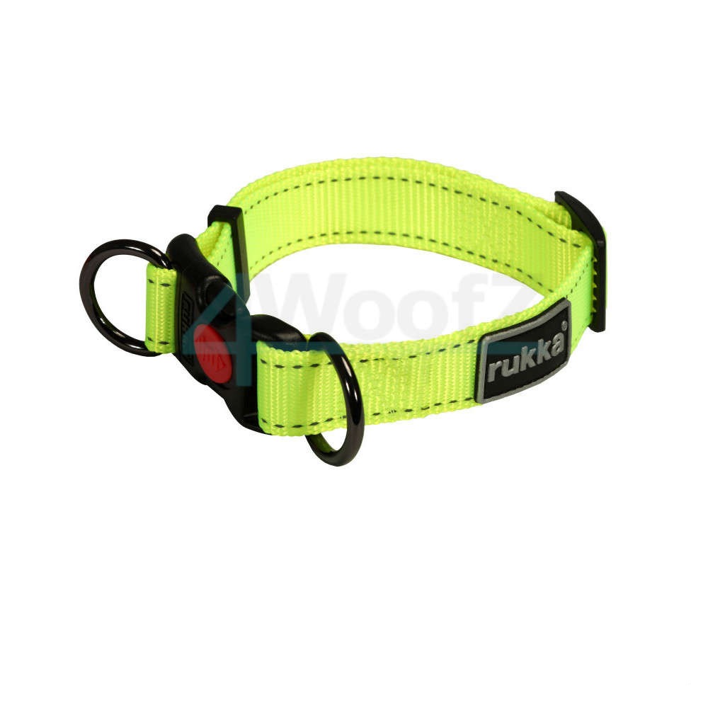 Rukka Pets BLISS NEON DOG COLLAR | Yellow