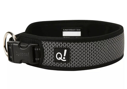 QUAPAS! Ultra Comfort Collar Black Reflective