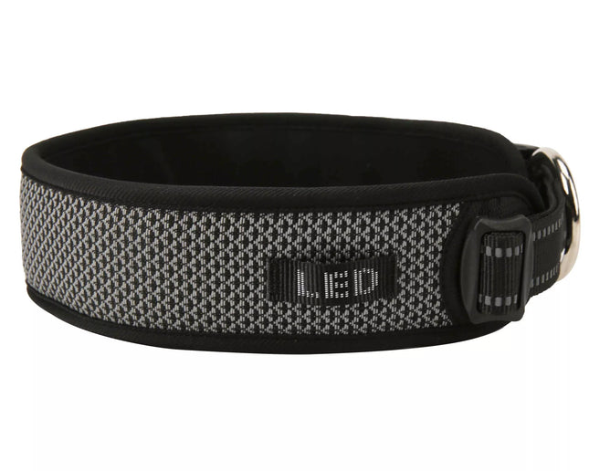 QUAPAS! Ultra Comfort Halsband Zwart Reflecterend