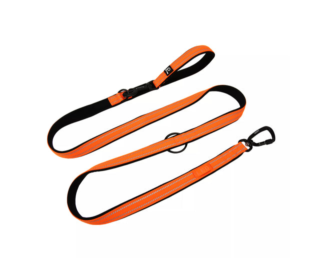 QUAPAS! Reflective adjustable leash Orange