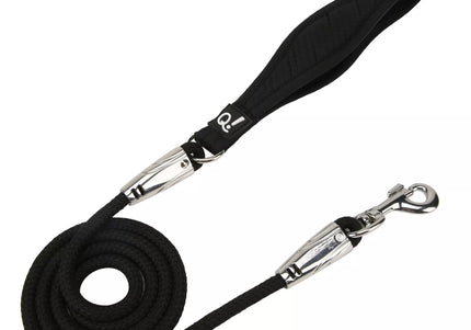 QUAPAS! Comfort rope leash Black