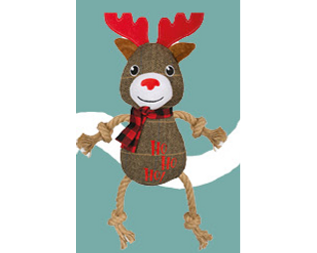 Christmas Toy Rope Moose