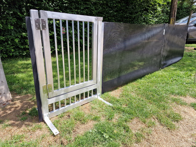4WoofZ - portail en aluminium pour clôture pour chien