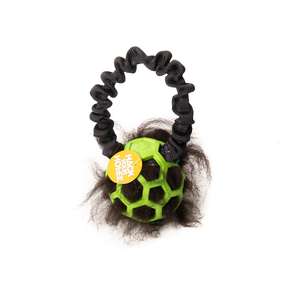 Bungee-Ring Noir - Hol-EE Roller Vert S - Fourrure Naturelle