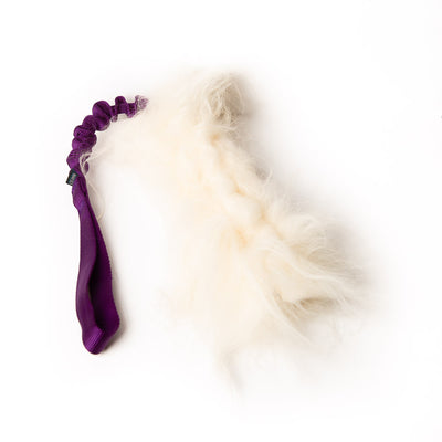 Bungee Violet - Peau de Mouton Blanc