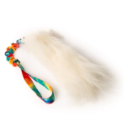 Bungee Rainbow - Peau de Mouton Blanc