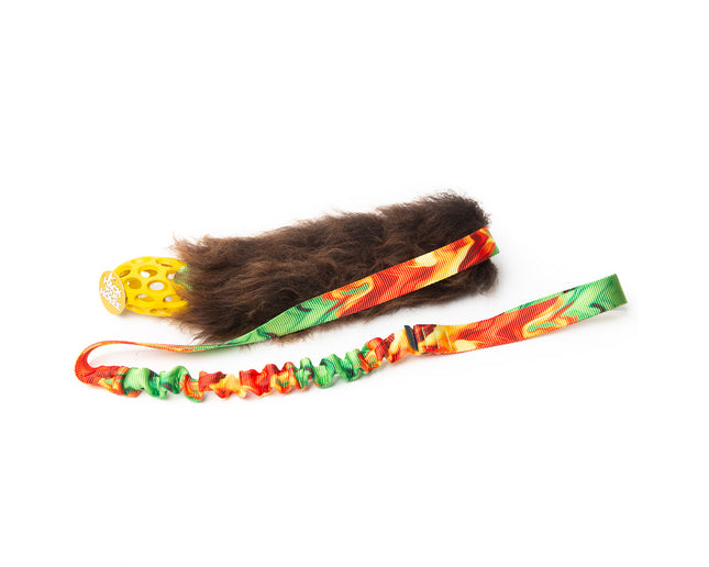 Bungee Chaser Rastah - Brown Sheepskin - Yellow Football xs