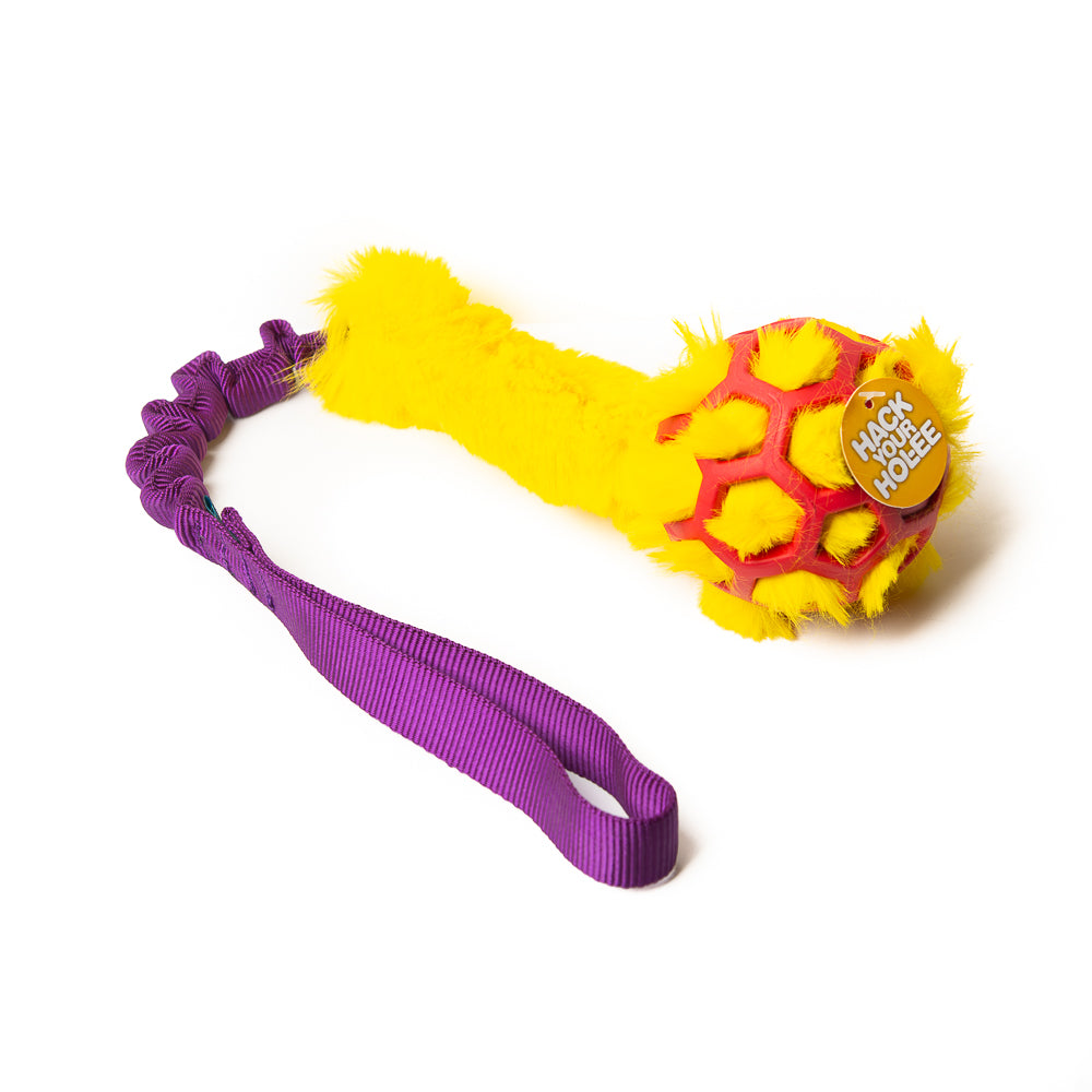 Bungee Purple - Hol-EE Roller Red S - Yellow-FUR