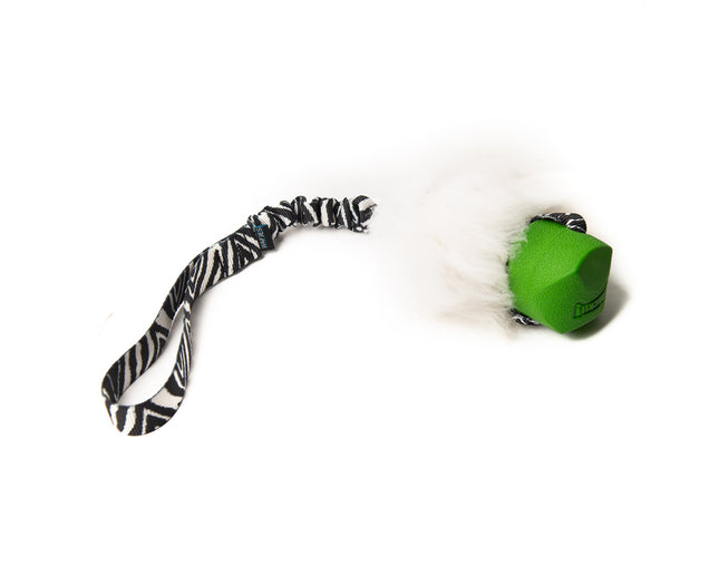 Bungee Zebra - White Sheepskin - Erratic M
