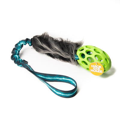 Bungee Lightning Egg Green - Gray Fur