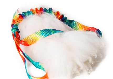 Bungee-Chaser Rainbow- White SheepSkin