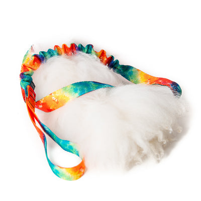 Bungee-Chaser Rainbow- White SheepSkin