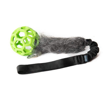 Bungee Black - Hol-EE Roller Green S - Grey-FUR
