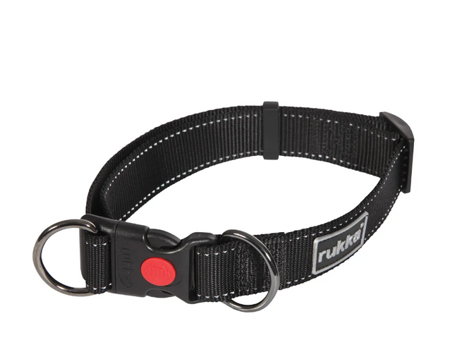Rukka Pets BLISS DOG COLLAR | Black