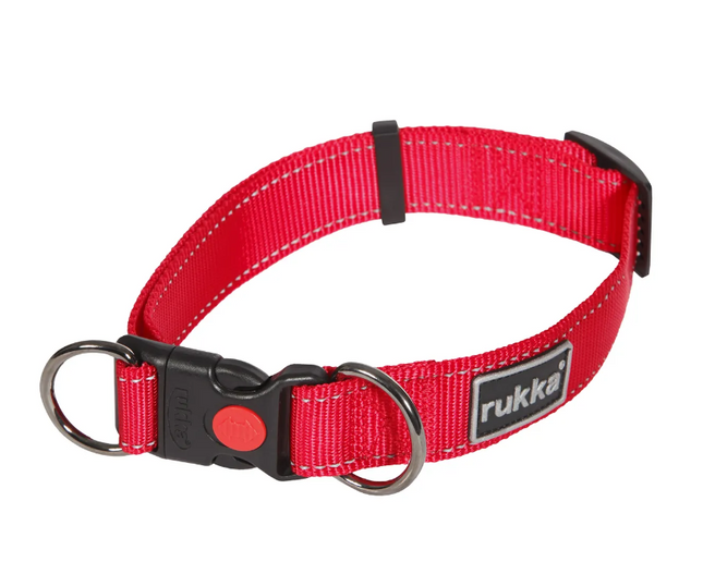 Rukka Pets BLISS DOG COLLAR | Red