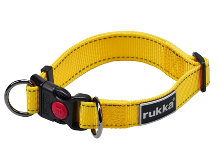 Rukka Pets BLISS DOG COLLAR | Yellow