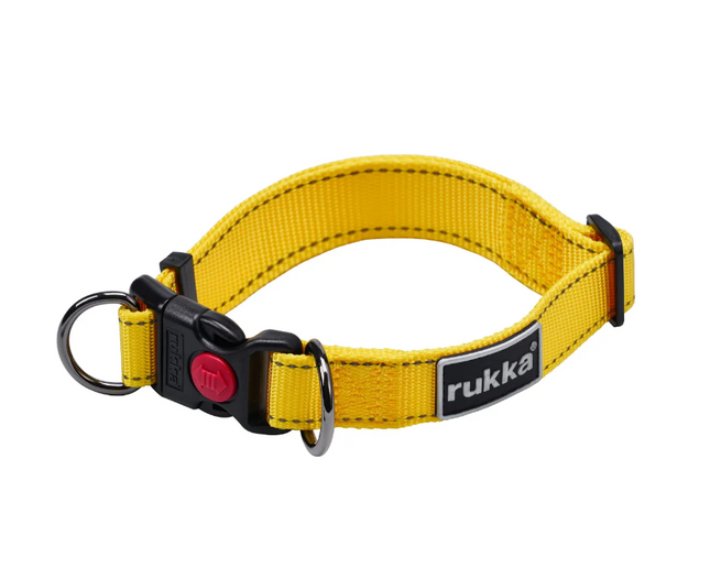 Rukka Pets BLISS DOG COLLAR | Yellow