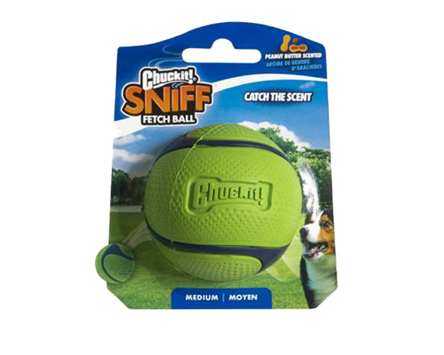 Chuckit! Sniff Fetch Ball Peanut Butter M