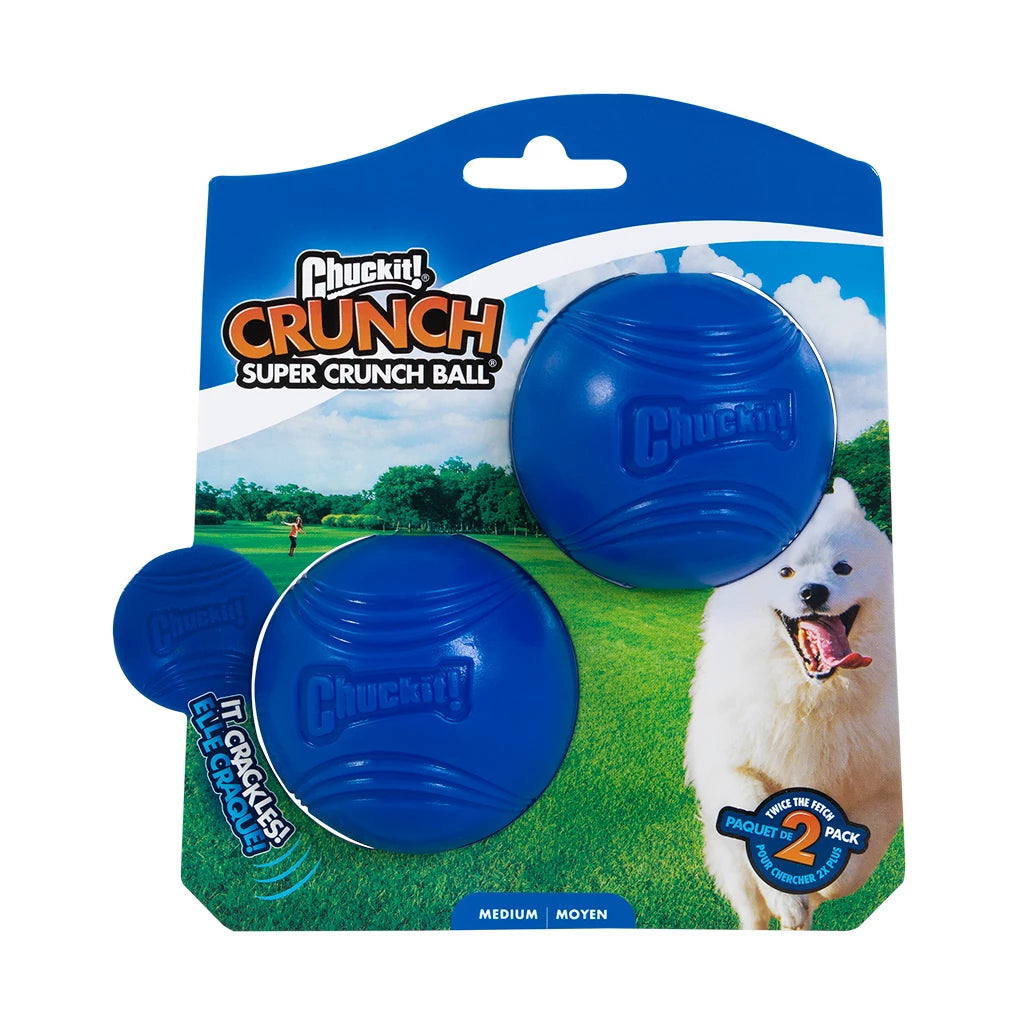 Chuckit ! Super Crunch Ball M (paquet de 2)