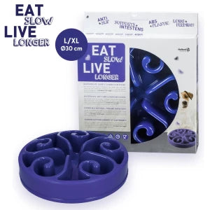 Eat Slow Live Longer Original Blue