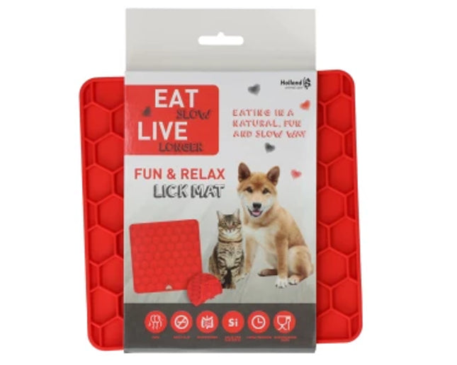 Eat Slow Live Longer Fun &amp; Relax Lick Mat
