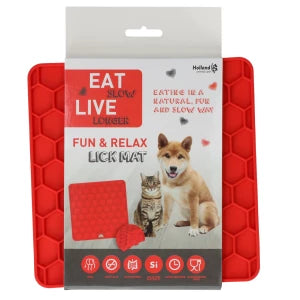 Eat Slow Live Longer Fun &amp; Relax Tapis à lécher