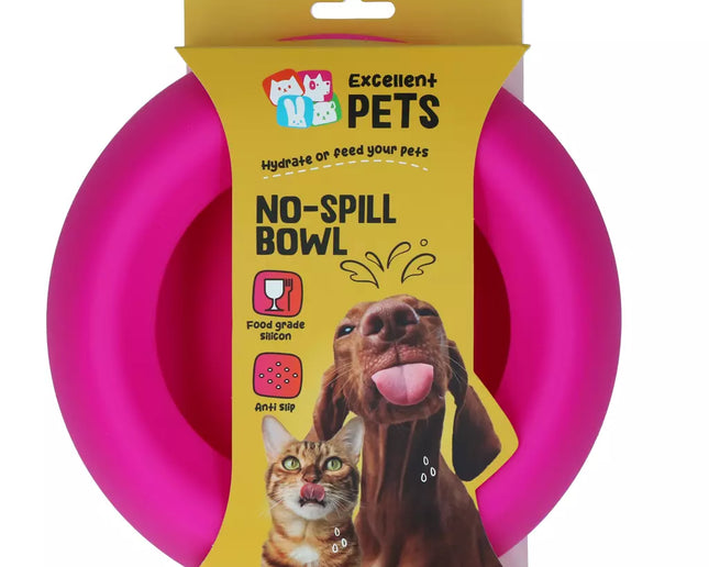 No Spill Bowl Pink