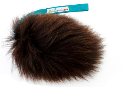 FloRaMicaTo Fluffy PomPom Brown