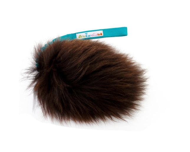 FloRaMicaTo Fluffy PomPom Brown