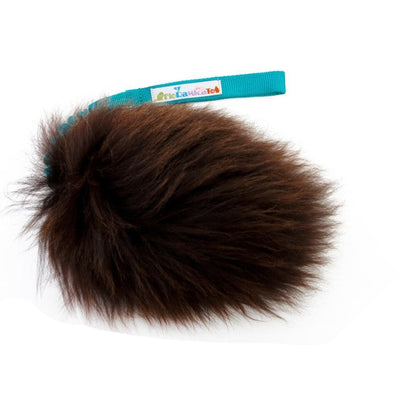 FloRaMicaTo Fluffy PomPom Marron