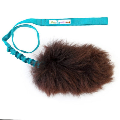 FloRaMicaTo Fluffy PomPom Long Marron