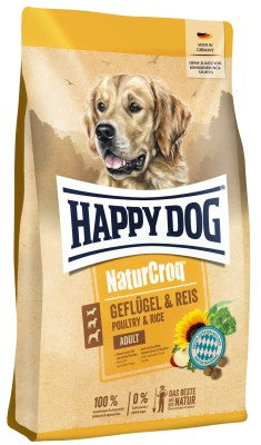 HappyDog - NaturCroq Geflügel Pur & Reis