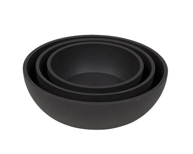 Bol à dîner en bambou District 70 gris foncé