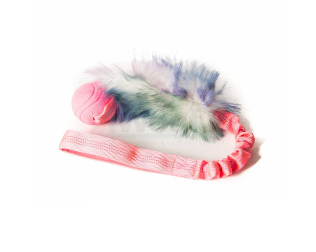 Bungee Pink Ball-Fur-Pink Handle