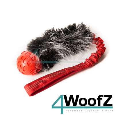 Bungee Red Ball-Fur-Red Handle