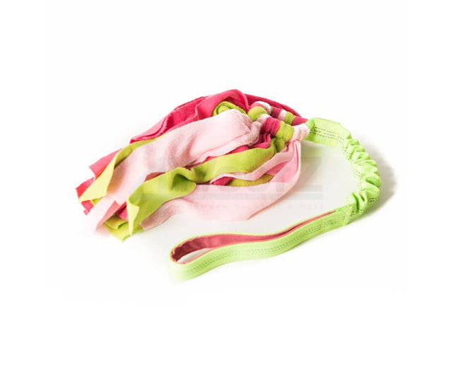 Bungee Fleece Toy - Lime Handle