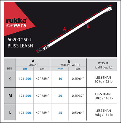 Rukka Pets LAISSE BLISS | petit doigt