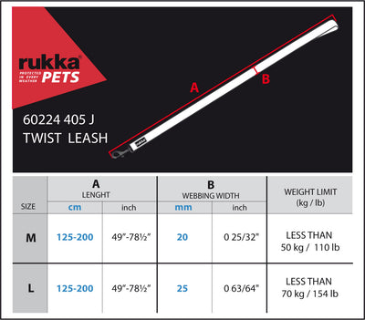 Rukka Pets LAISSE TWIST | Rouge